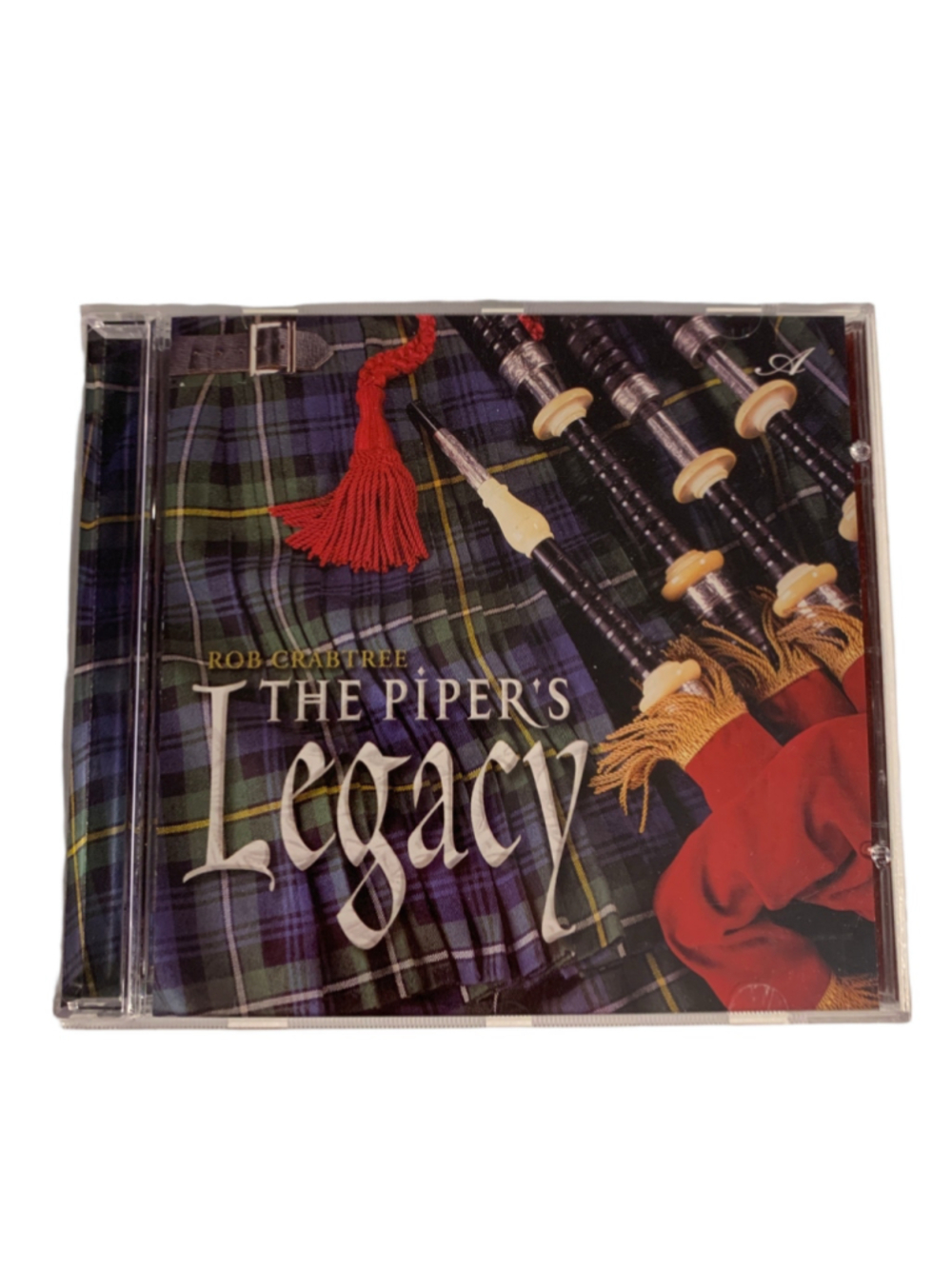 🔒 5 items for $10 - The Piper's Legacy Rob Crabtree CD Music Blue Red